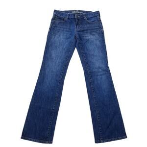 Size 0 Low Rise Bootcut Jeans NY & Co Dark Stretch Denim New York and Company
